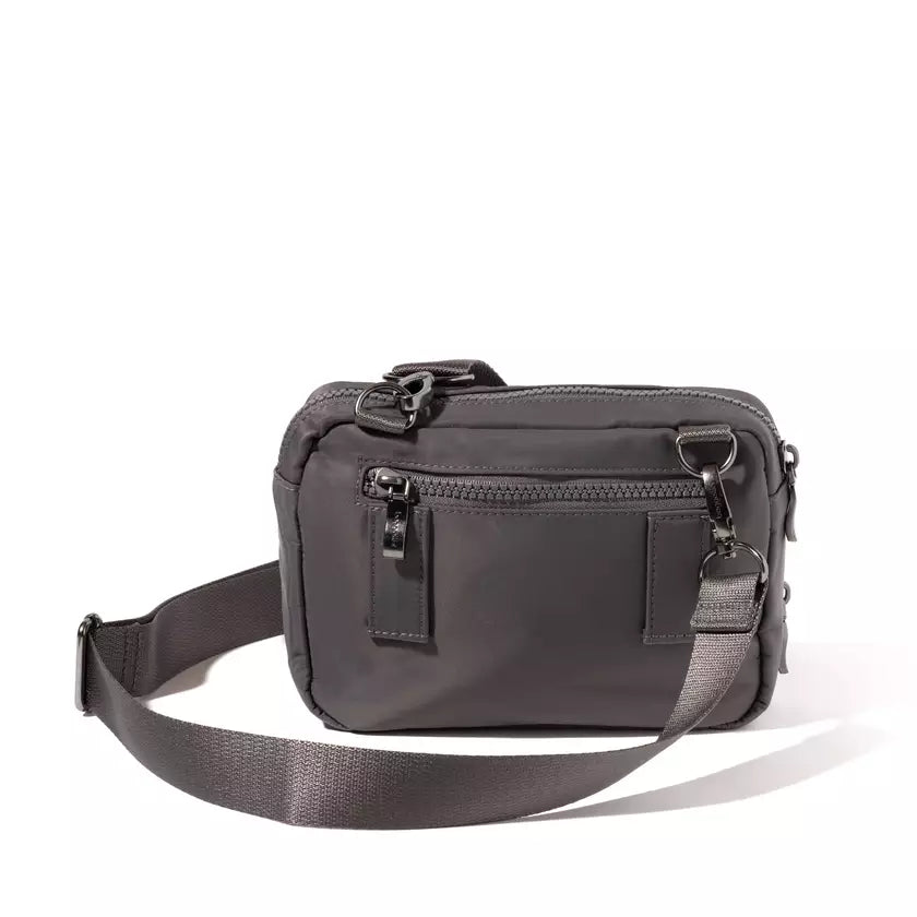 Modern Double Zip Crossbody
