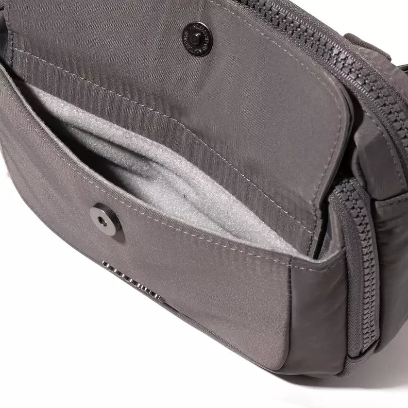 Modern Double Zip Crossbody