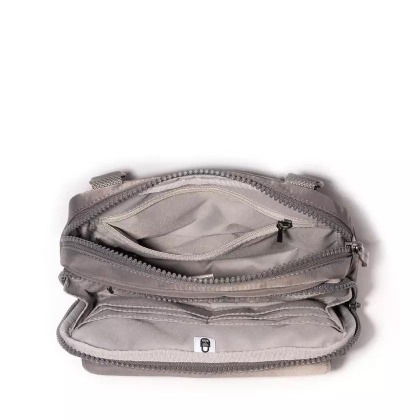 Modern Double Zip Crossbody