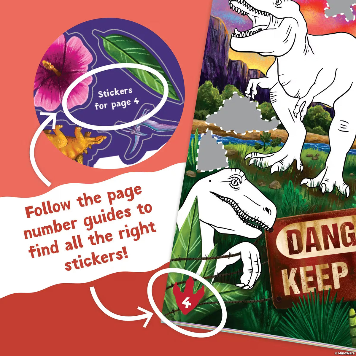 Dinosaur Sticker Activity Book