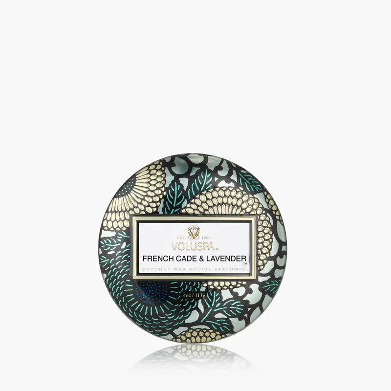 French Cade & Lavender - Mini Tin Candle