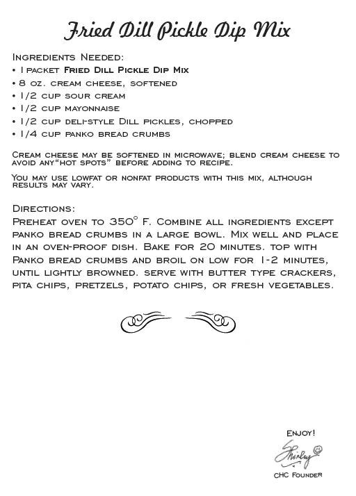 Artisan Kitchen | Fried Dill Pickle Dip Mix
