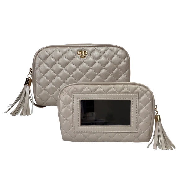 Glam Makeup Case-Pearl Quilted