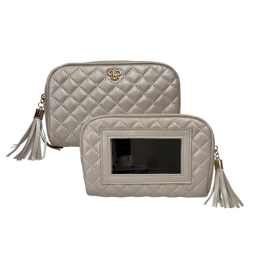 Glam Makeup Case-Pearl Quilted