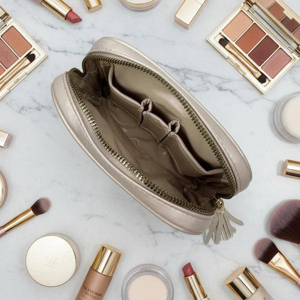 Glam Makeup Case-Pearl Quilted