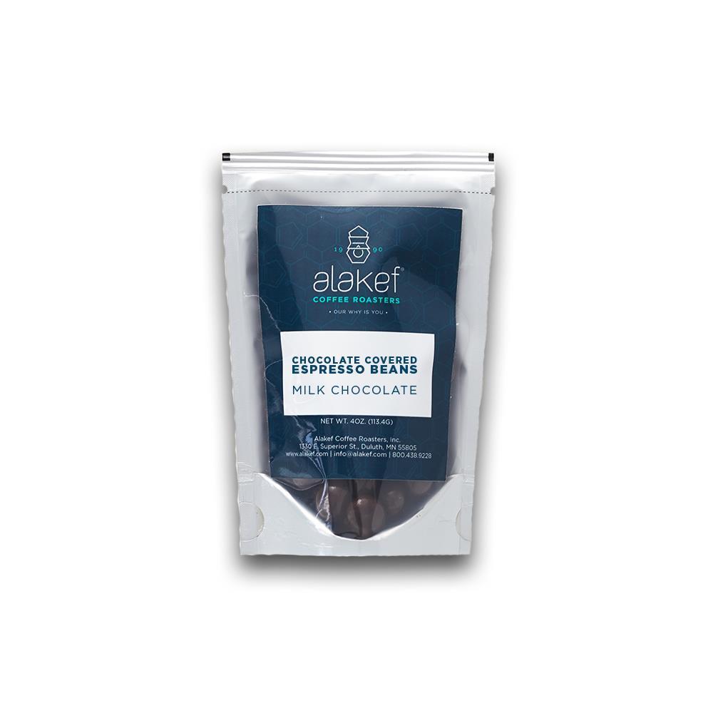 Milk Chocolate Covered Coffee Beans 4oz
