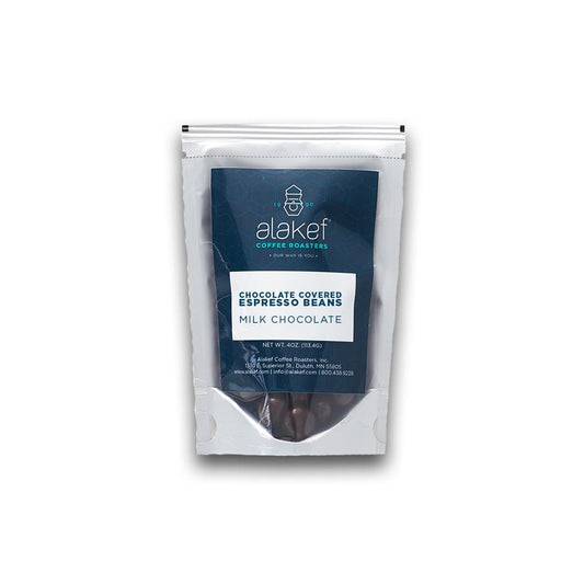 Milk Chocolate Covered Coffee Beans 4oz