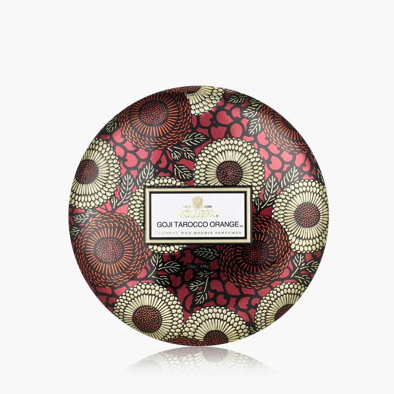 Goji Tarocco Orange - 3 Wick Tin Candle