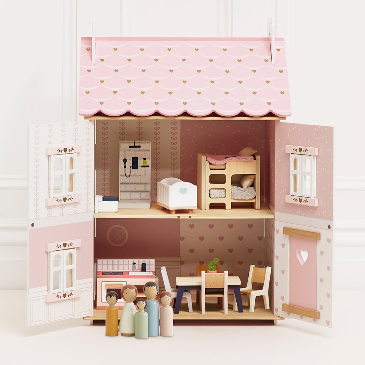 Roseheart Dolls House, Furniture & Family