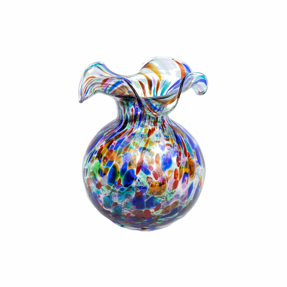 Hibiscus Glass Carnevale Bud Vase