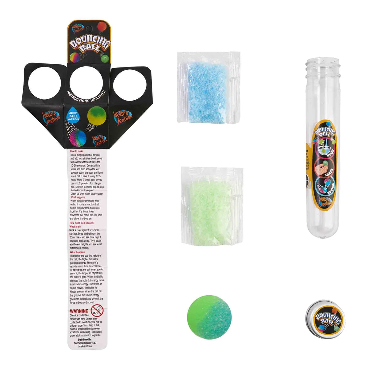 Boucy Ball Test Tube
