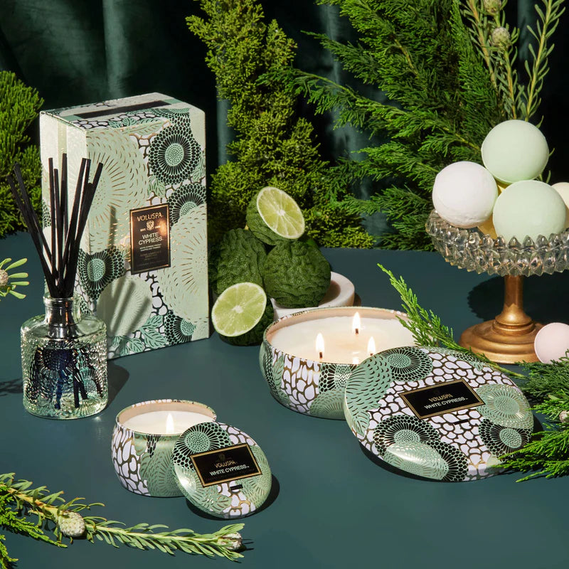 White Cyrpress - Mini Tin Candle