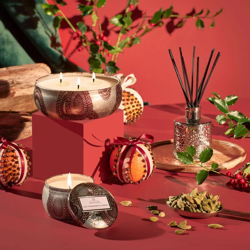 Gilt Pomander & Hinoki - Reed Oil Diffuser