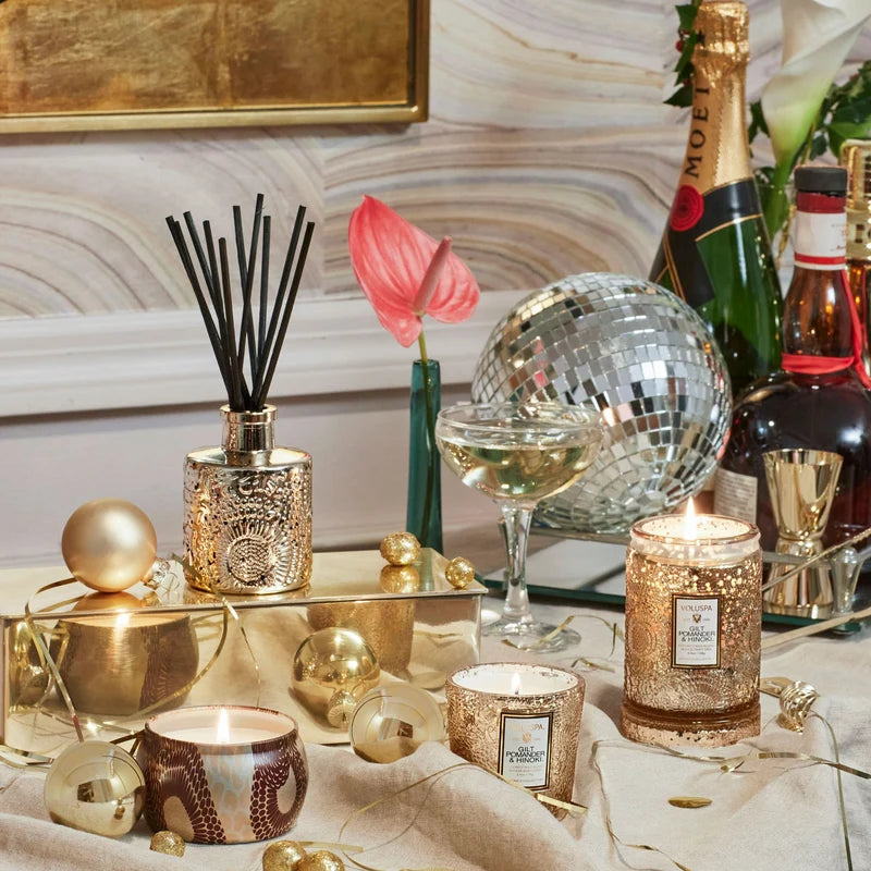 Gilt Pomander & Hinoki - Reed Oil Diffuser
