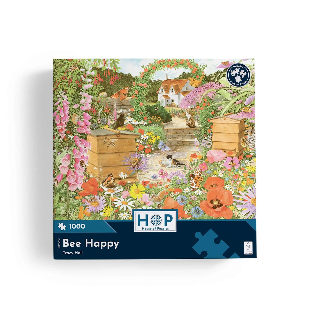 Bee Happy 1000 Piece Puzzle