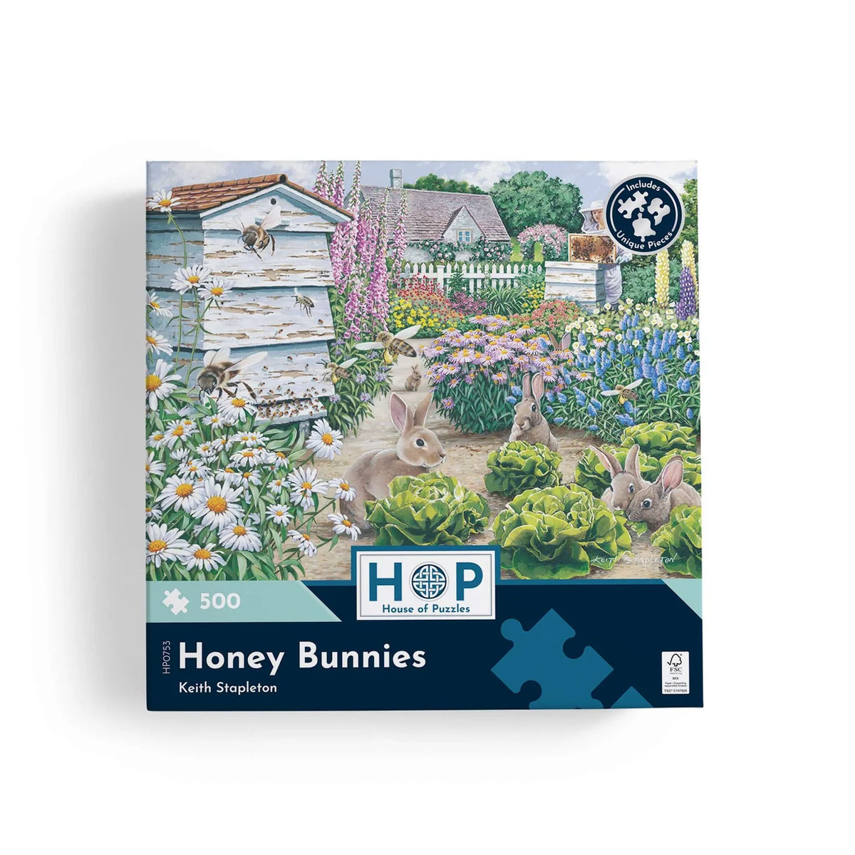 Honey Bunnies 500 Puzzle