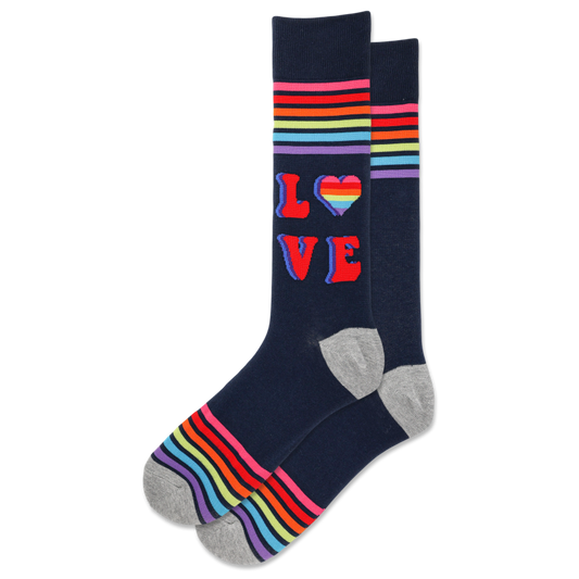 RETRO LOVE CREW-NAVY-MENS