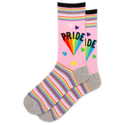 PRIDE CREW-PINK-WOMENS