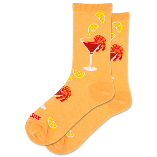 SHRIMP COCKTAIL CREW-PEACH-WOMENS