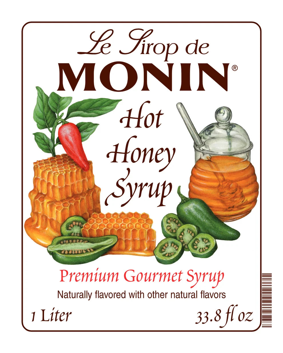 Monin Hot Honey Syrup 750ml