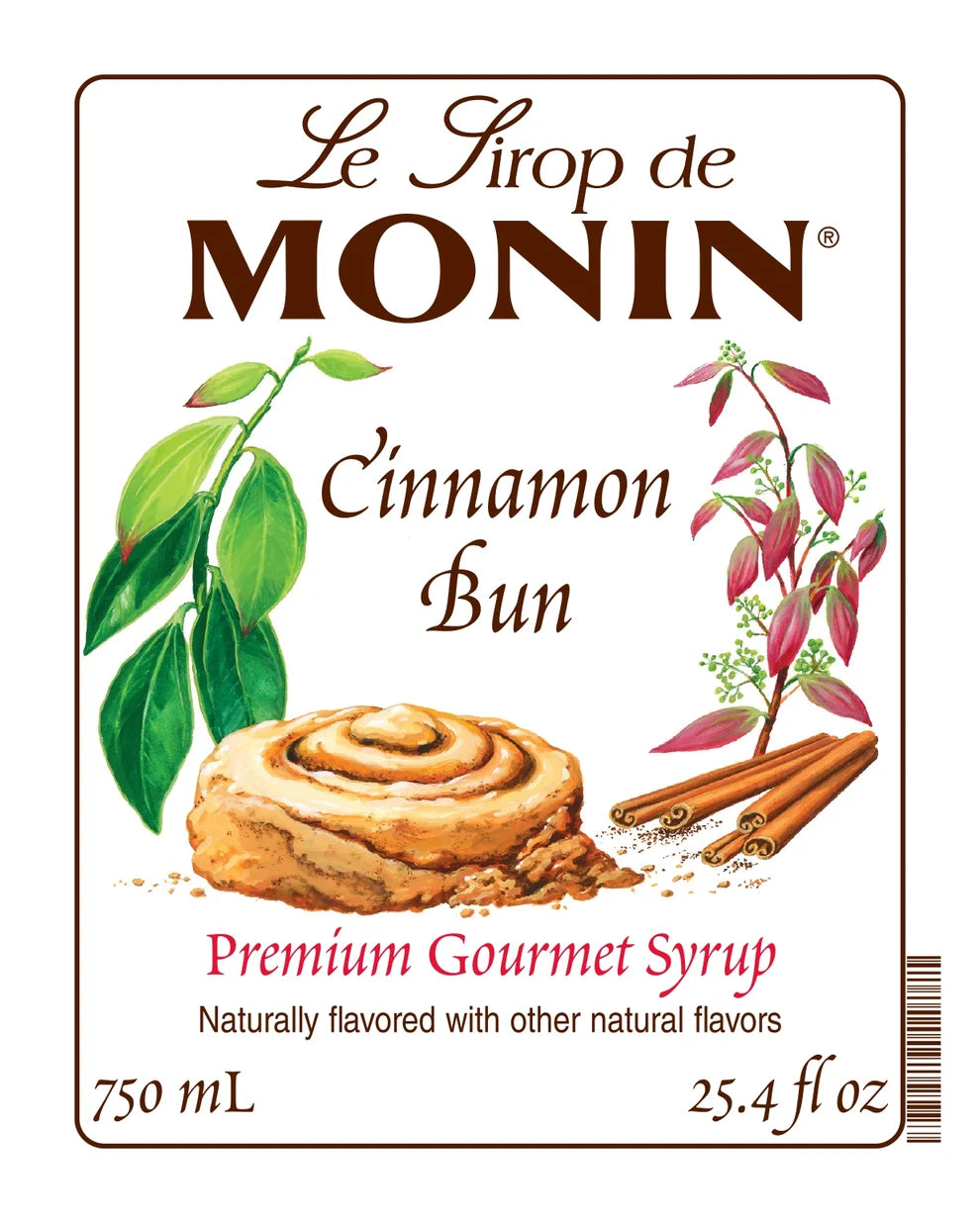 Monin Cinnamon Bun 750ml