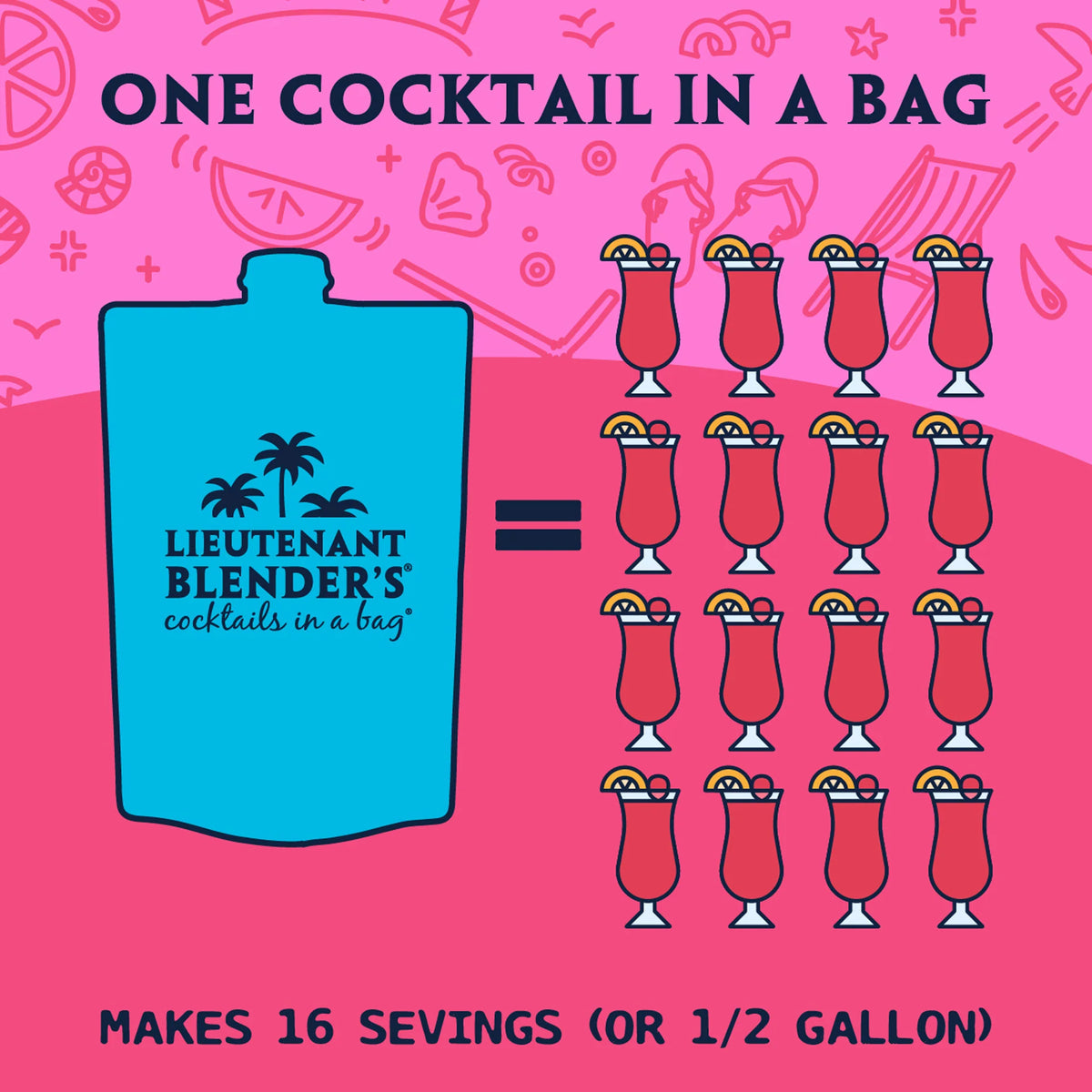 Strawberry Daiquiri in a Bag