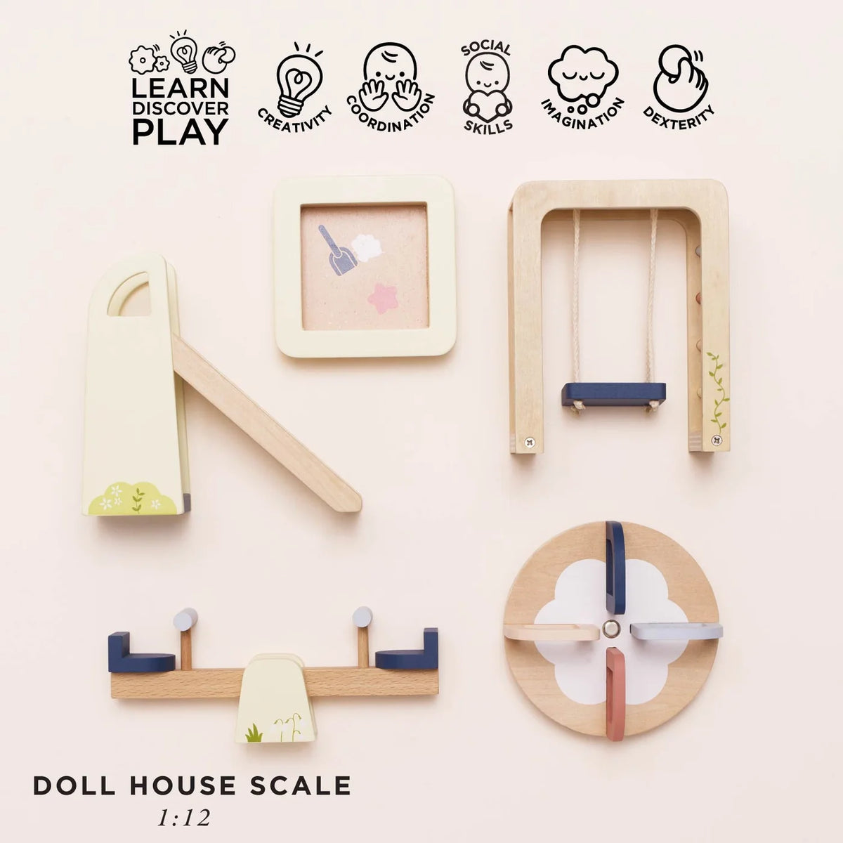 Wooden Dollshouse Outdoor Play Furniture