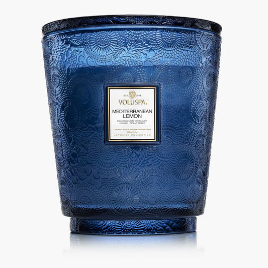 Mediterranean Lemon - 5 Wick Hearth Candle
