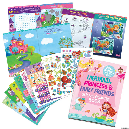 Mermaid, Princess & Fairy Friends Sticker Activity Book