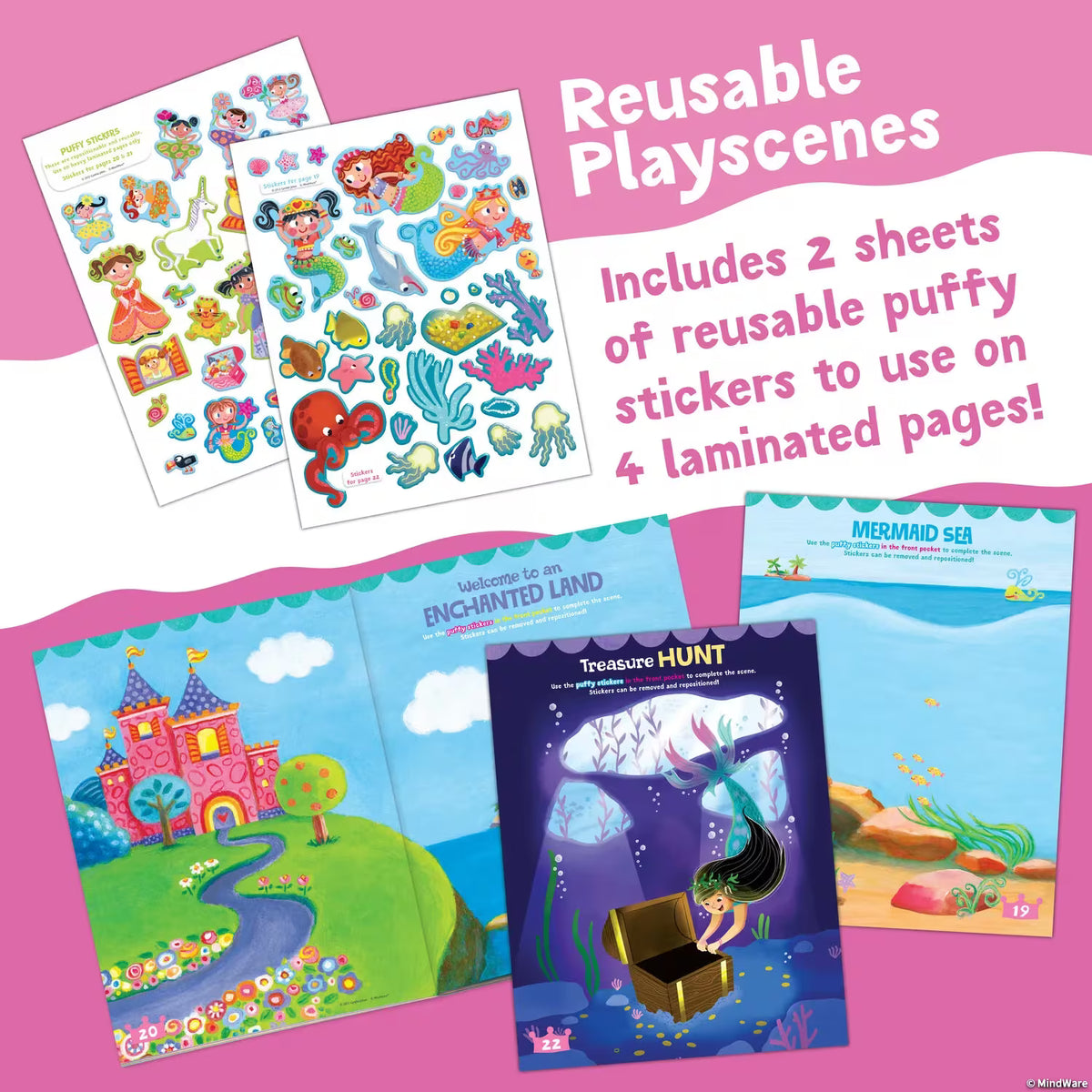 Mermaid, Princess & Fairy Friends Sticker Activity Book
