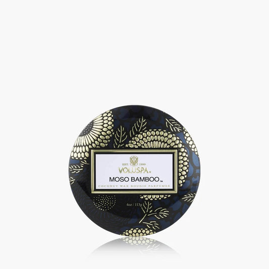 Moso Bamboo - Mini Tin Candle