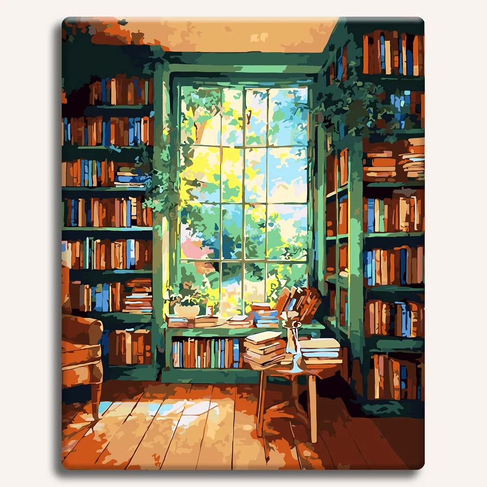 Library Love - Paint By Numbers Kit