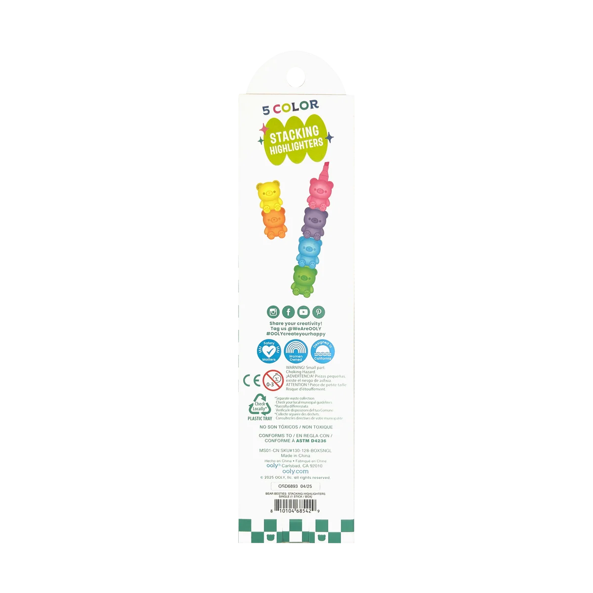 Bear Besties Stacking Highlighters | 5 Color