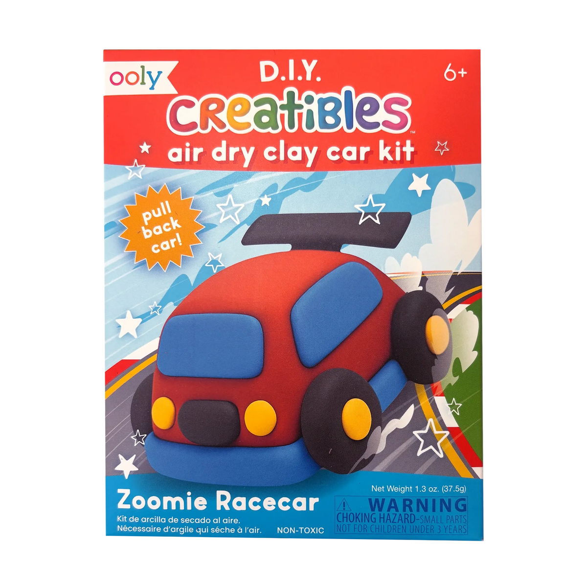 Creatibles Mini Air Dry Clay Kit | Zoomie Car