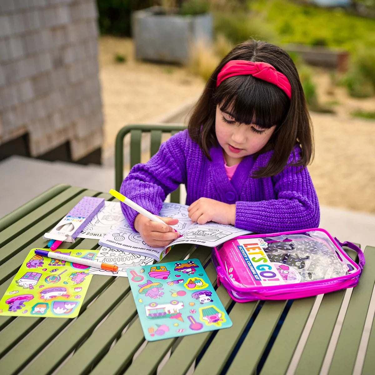 Let's Go! Activity & Coloring Kit | Unicorn Candy Town