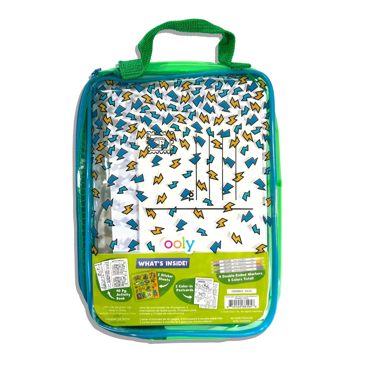 Let's Go! Activity & Coloring Kit | Robo Dinos