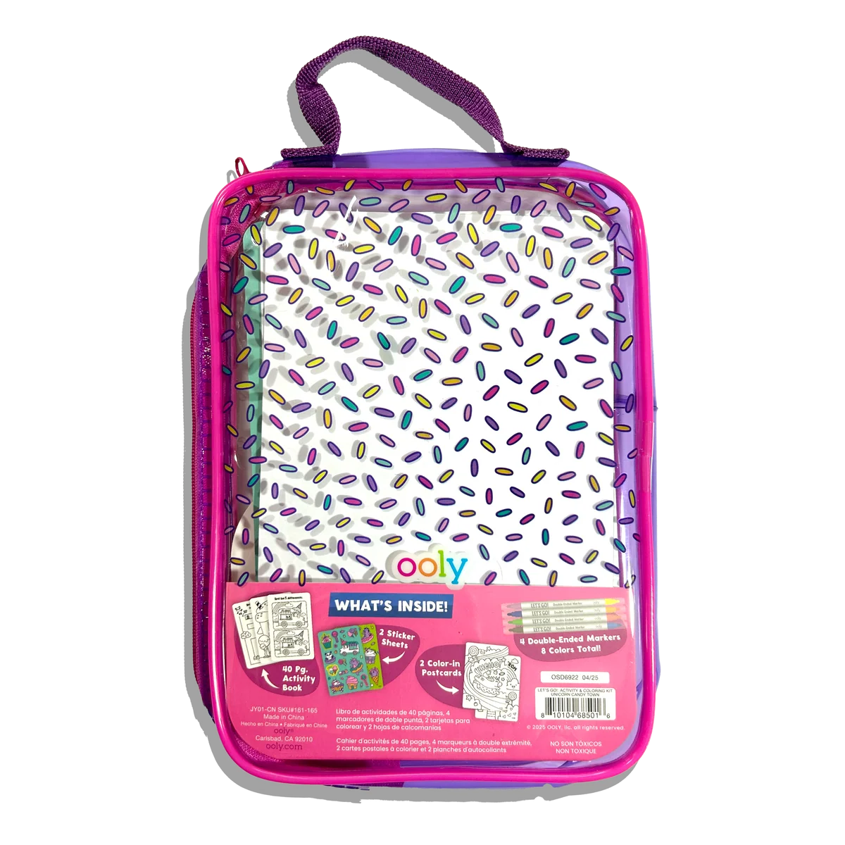 Let's Go! Activity & Coloring Kit | Unicorn Candy Town