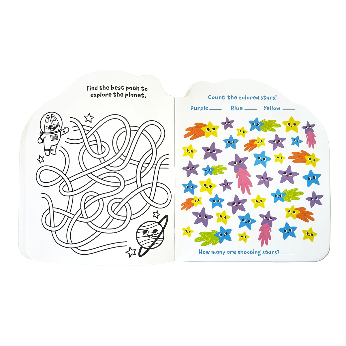 Playful Pages Activity Book | Pets in Space