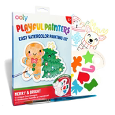 Playful Painters Easy Watercolor Painting Kit | Merry and Bright