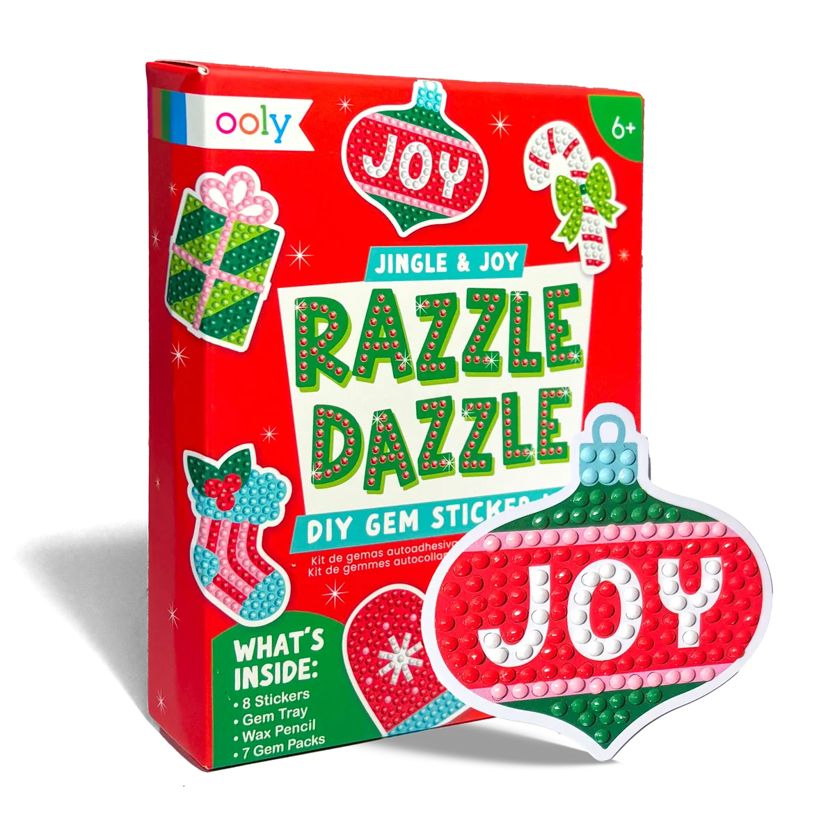 Mini Razzle Dazzle: D.I.Y. Gem Sticker Kit | Jingle and Joy