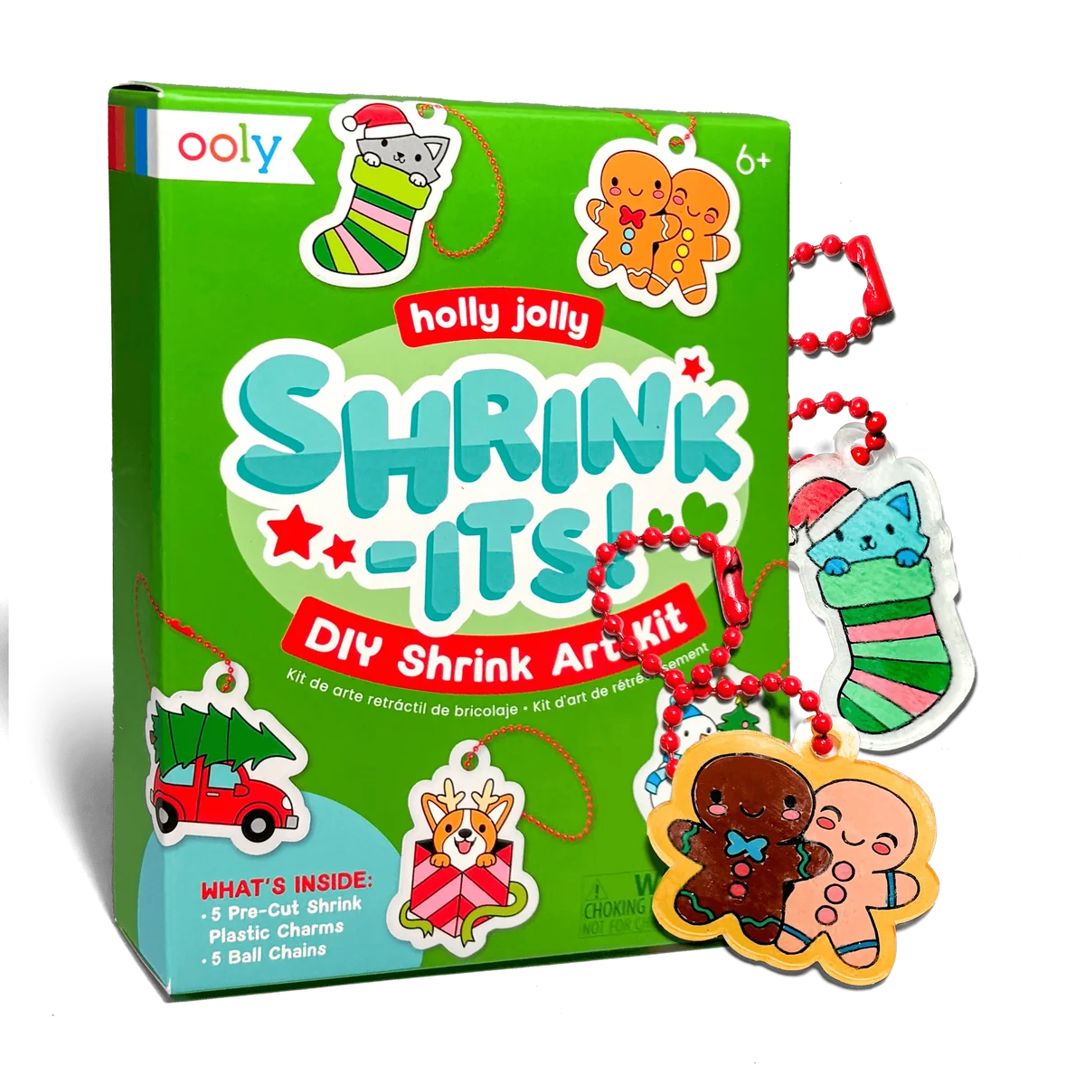 Mini Shrink-Its!: D.I.Y. Shrink Art Kit | Holly Jolly
