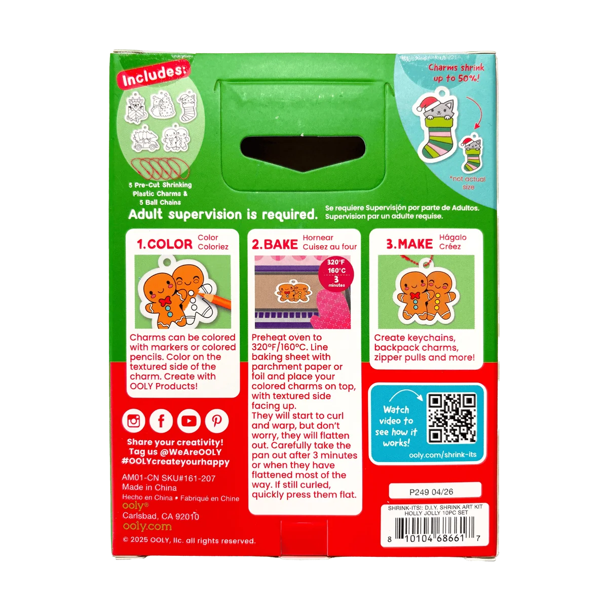 Mini Shrink-Its!: D.I.Y. Shrink Art Kit | Holly Jolly