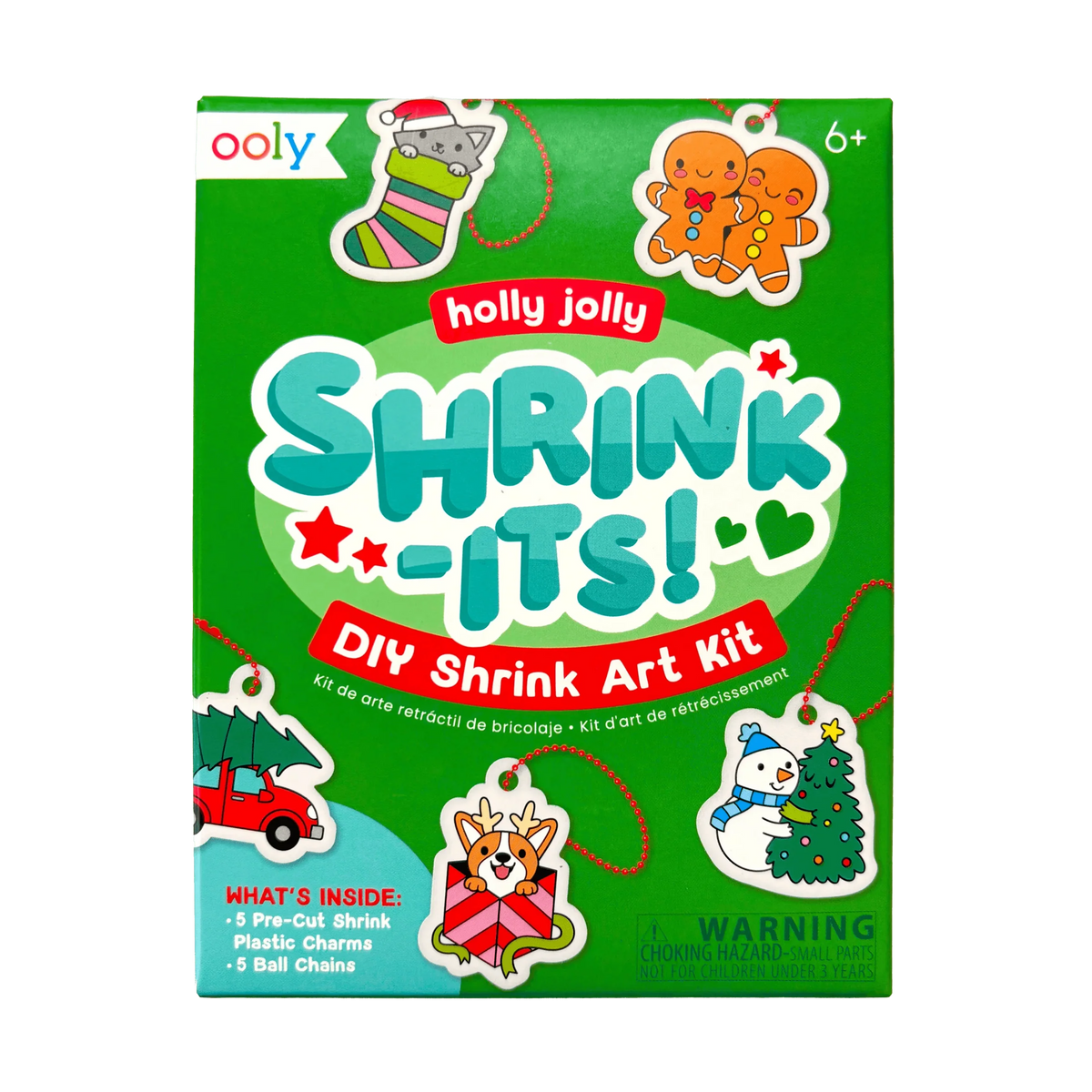 Mini Shrink-Its!: D.I.Y. Shrink Art Kit | Holly Jolly