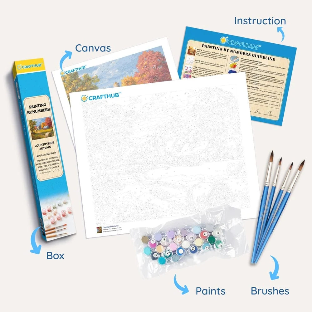 Lemon Garden - Paint By Numbers Kit