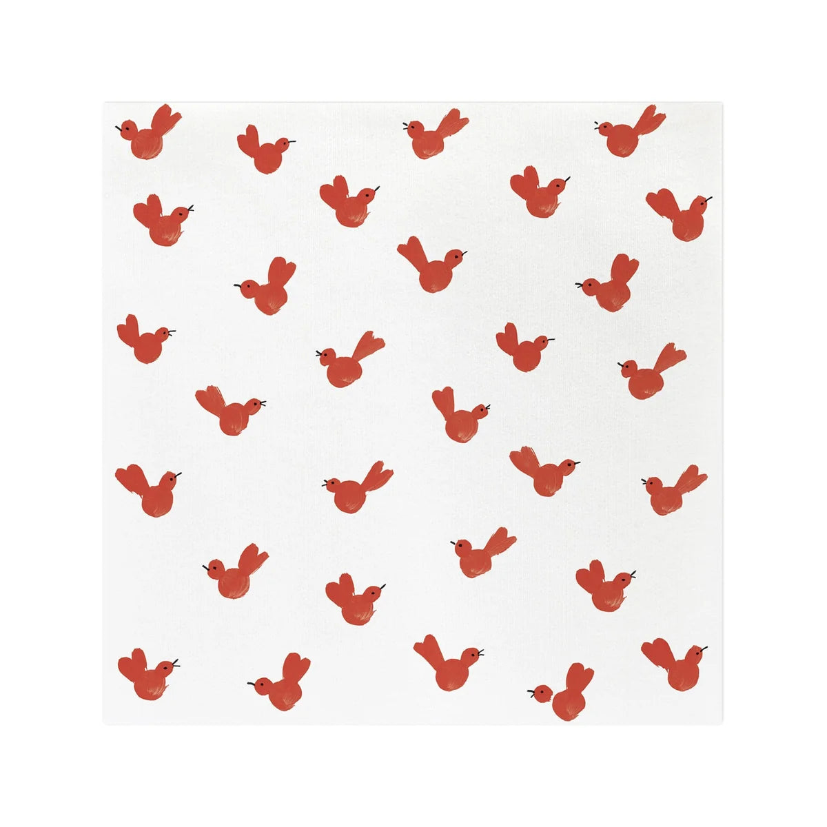 Papersoft Napkins Red Bird Dinner Napkins | Pack of 20