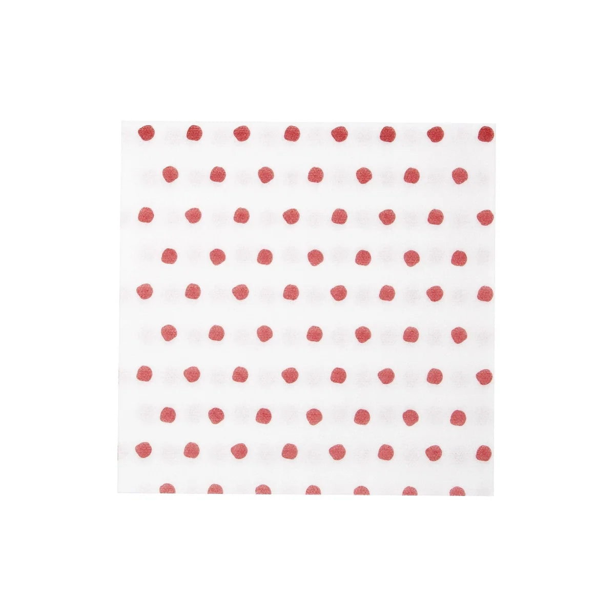 Papersoft Napkins Dot Crimson Dinner Napkins | Pack of 20