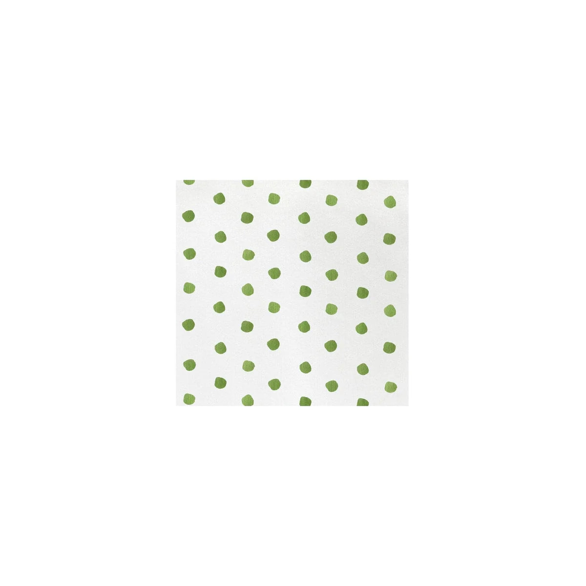 Papersoft Napkins Dot Green Cocktail Napkins | Pack of 20