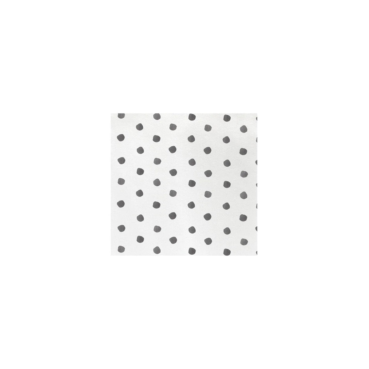 Papersoft Napkins Dot Gray Cocktail Napkins | Pack of 20