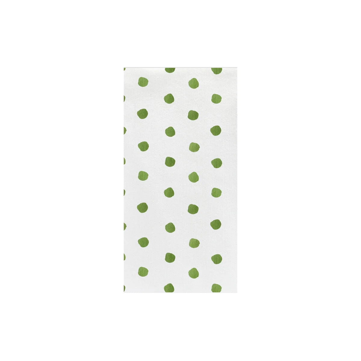 Papersoft Napkins Dot Green Guest Towels | Pack of 20