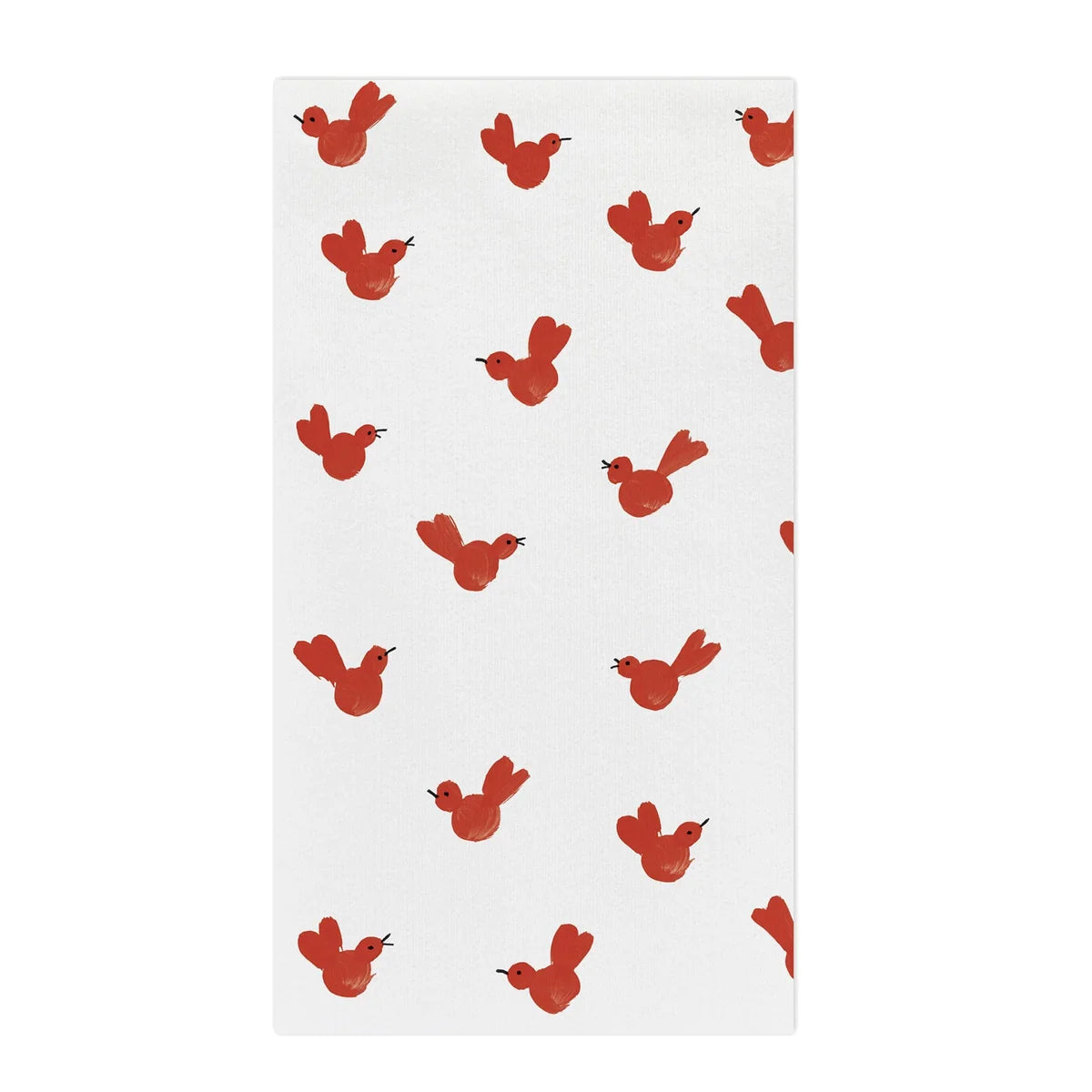 Papersoft Napkins Red Bird Guest Towels | Pack of 20
